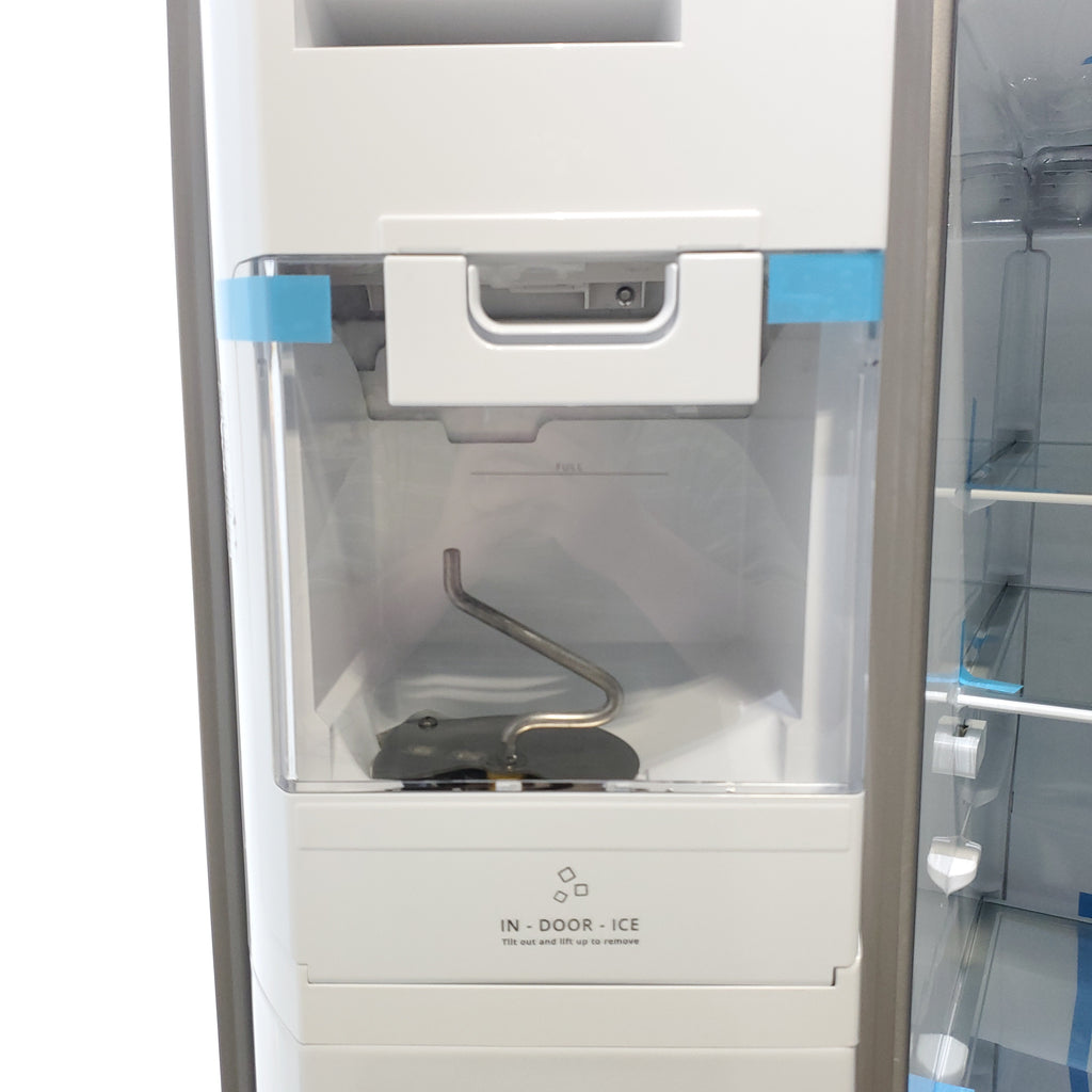 Pictures of Fingerprint-Resistant Stainless Steel Whirlpool 28.49 cu. ft. Side by Side Refrigerator with In Door Ice and Water Dispenser - Scratch & Dent - Minor - Neu Appliance Outlet - Discount Appliance Outlet in Austin, Tx