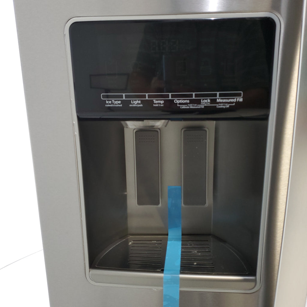 Pictures of Fingerprint-Resistant Stainless Steel Whirlpool 28.49 cu. ft. Side by Side Refrigerator with In Door Ice and Water Dispenser - Scratch & Dent - Minor - Neu Appliance Outlet - Discount Appliance Outlet in Austin, Tx