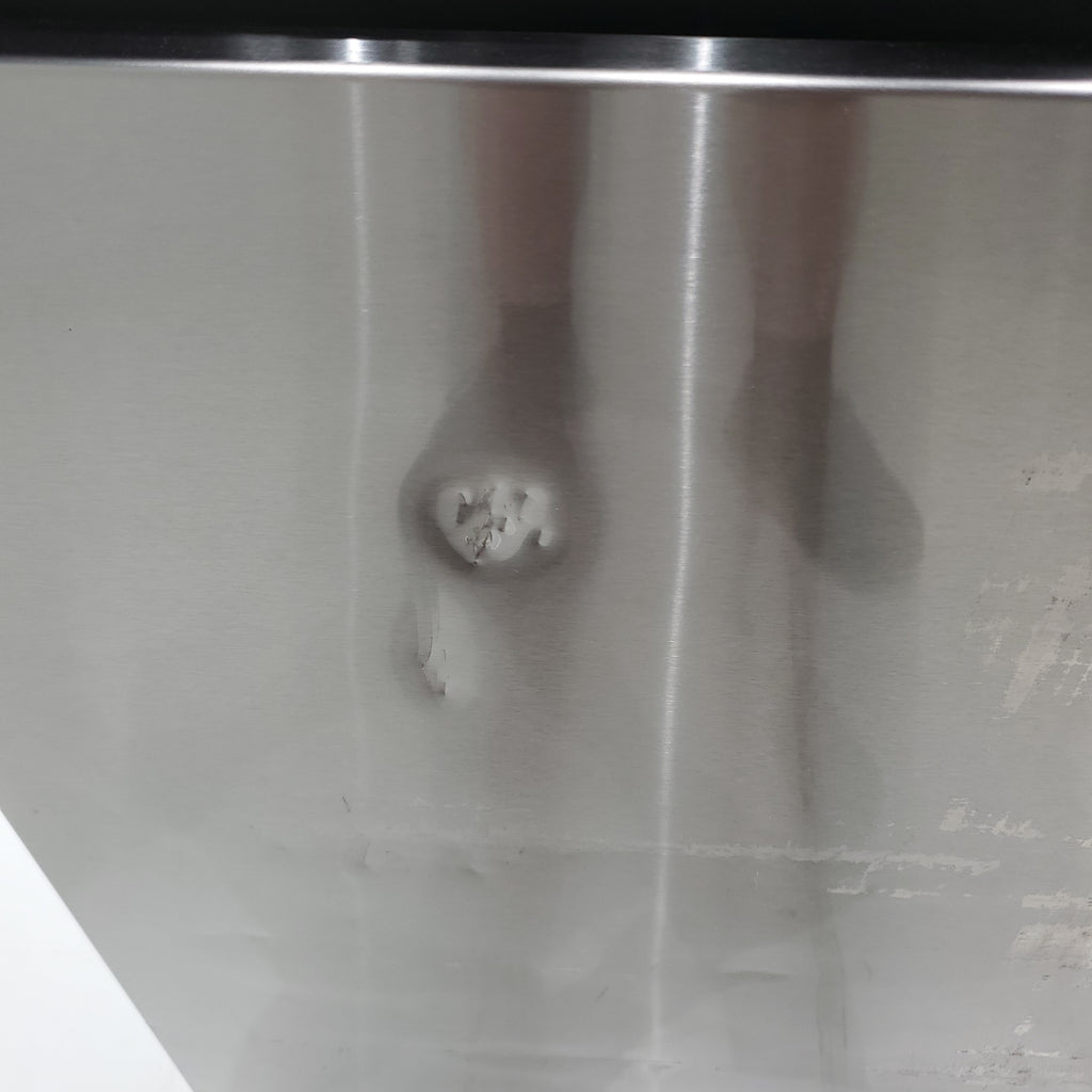 Pictures of 33 in. Wide Fingerprint Resistant Stainless Steel ENERGY STAR Smart Samsung  17.5 cu. ft. 3 Door French Door Refrigerator with Internal Ice Maker - Scratch & Dent - Major - Neu Appliance Outlet - Discount Appliance Outlet in Austin, Tx