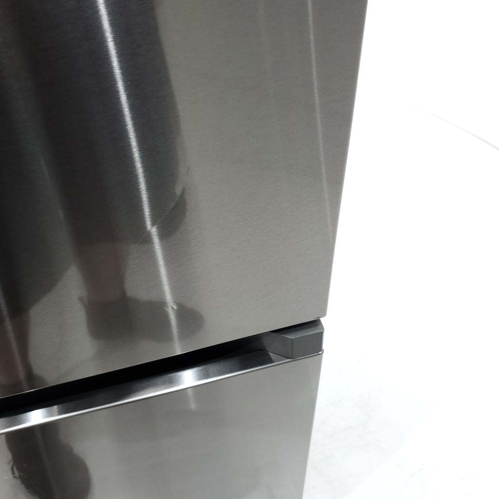 Pictures of 33 in. Wide Fingerprint Resistant Stainless Steel ENERGY STAR Smart Samsung  17.5 cu. ft. 3 Door French Door Refrigerator with Internal Ice Maker - Scratch & Dent - Major - Neu Appliance Outlet - Discount Appliance Outlet in Austin, Tx