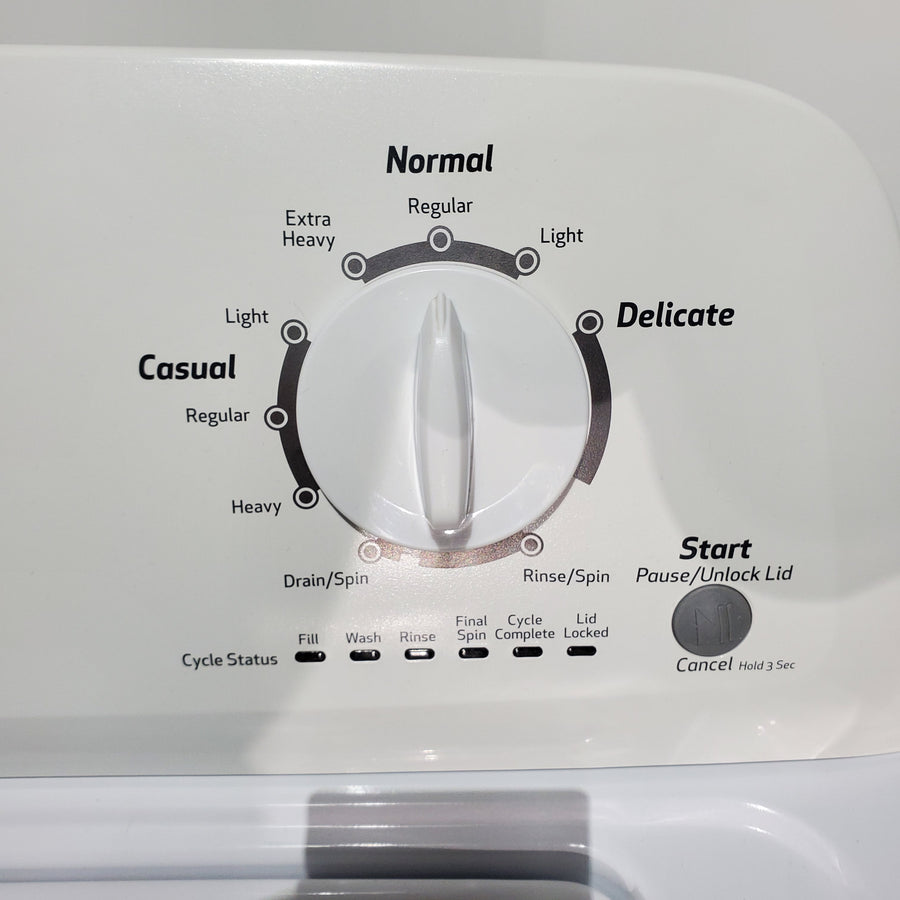 Roper 3.6 cu. ft. Top Load Washing Machine with Status Indicator Lights and 6.5 cu. ft. Electric Dryer with Wrinkle Prevent - Certified Refurbished