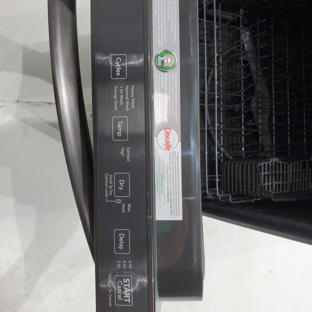 Pictures of 24 in. Black Stainless Steel ENERGY STAR Frigidaire Top Control Built In Dishwasher with Three Spray Arms - Scratch & Dent - Minor - Neu Appliance Outlet - Discount Appliance Outlet in Austin, Tx