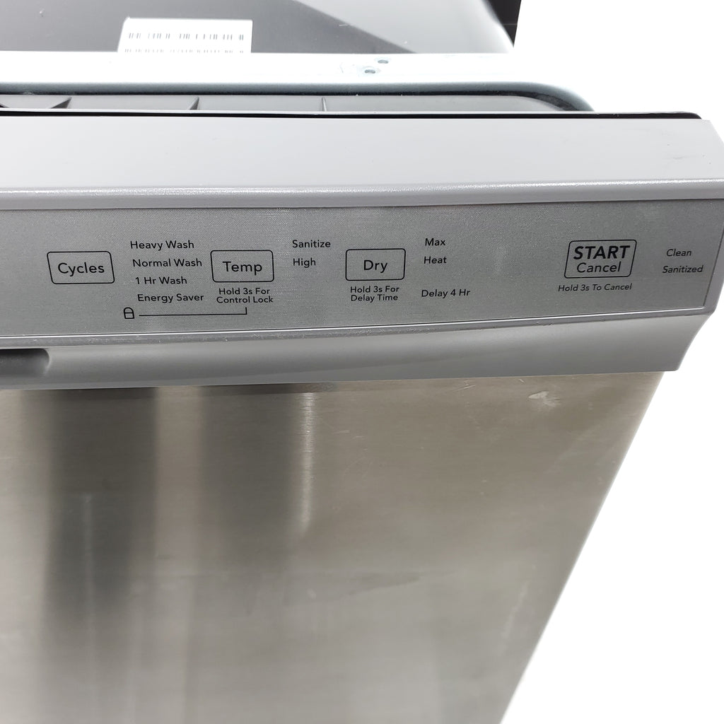 Pictures of 24 in. Stainless Steel Frigidaire Front Control Built-In Dishwasher with Three Spray Arms - Scratch & Dent - Minor - Neu Appliance Outlet - Discount Appliance Outlet in Austin, Tx
