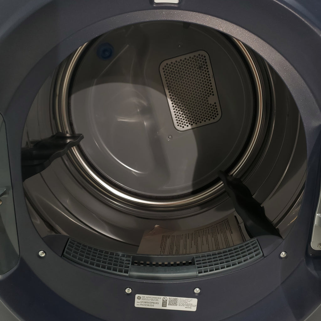 Pictures of Sapphire Blue GE 7.8 cu. ft. Smart Front Load Gas Dryer with Steam - Scratch & Dent - Minor - Neu Appliance Outlet - Discount Appliance Outlet in Austin, Tx