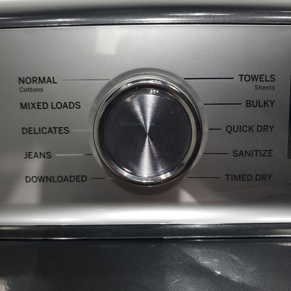 Pictures of Diamond Gray ENERGY STAR GE Profile 7.4 cu . ft. Electric Dryer with 120 ft. Venting - Scratch & Dent - Major - Neu Appliance Outlet - Discount Appliance Outlet in Austin, Tx