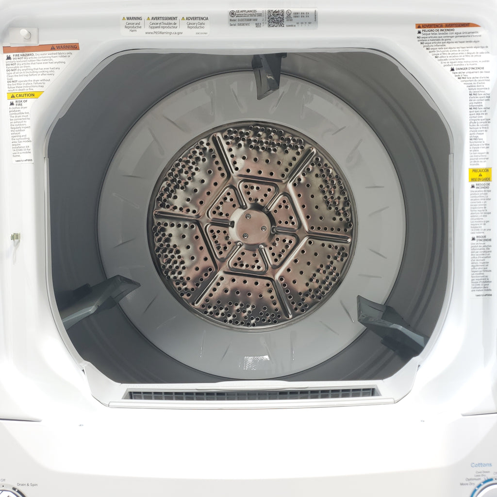 Pictures of GE 3.8 cu. ft. Laundry Center Washer and 5.9 cu. ft. Electric Dryer with Electro-Mechanical Rotary Dial Controls - Certified Refurbished - Neu Appliance Outlet - Discount Appliance Outlet in Austin, Tx