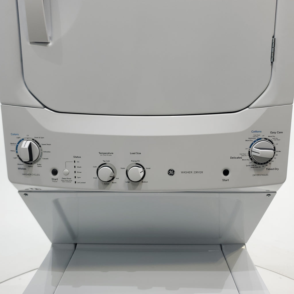 Pictures of GE 3.8 cu. ft. Laundry Center Washer and 5.9 cu. ft. Electric Dryer with Electro-Mechanical Rotary Dial Controls - Certified Refurbished - Neu Appliance Outlet - Discount Appliance Outlet in Austin, Tx