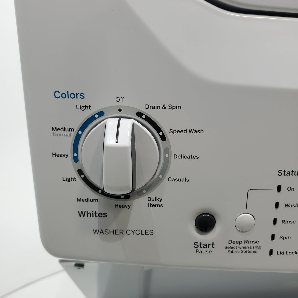 Pictures of GE 3.8 cu. ft. Laundry Center Washer and 5.9 cu. ft. Electric Dryer with Electro-Mechanical Rotary Dial Controls - Certified Refurbished - Neu Appliance Outlet - Discount Appliance Outlet in Austin, Tx