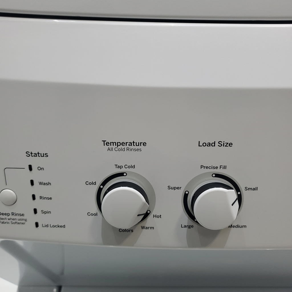 Pictures of GE 3.8 cu. ft. Laundry Center Washer and 5.9 cu. ft. Electric Dryer with Electro-Mechanical Rotary Dial Controls - Certified Refurbished - Neu Appliance Outlet - Discount Appliance Outlet in Austin, Tx