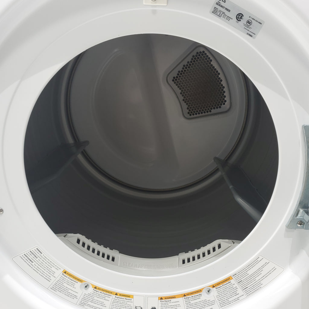 Pictures of ENERGY STAR LG 7.4 cu. ft. Electric Vented Dryer with Sensor Dry and SmartThinQ Technology - Scratch & Dent - Minor - Neu Appliance Outlet - Discount Appliance Outlet in Austin, Tx