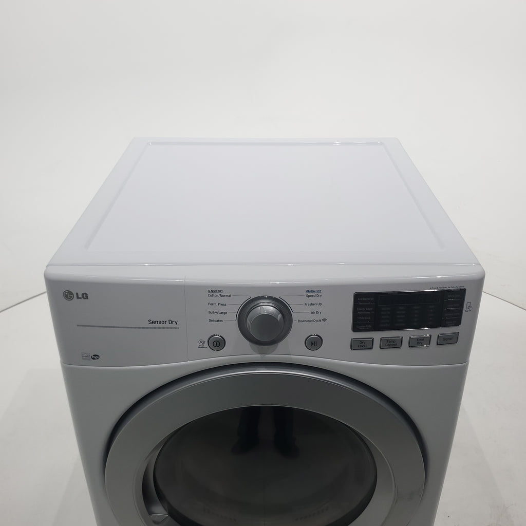 Pictures of ENERGY STAR LG 7.4 cu. ft. Electric Vented Dryer with Sensor Dry and SmartThinQ Technology - Scratch & Dent - Minor - Neu Appliance Outlet - Discount Appliance Outlet in Austin, Tx
