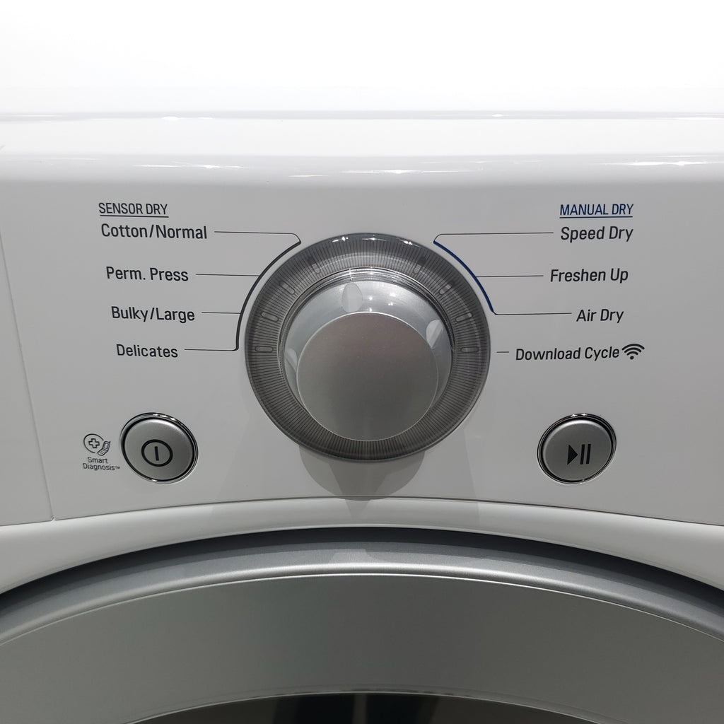 Pictures of ENERGY STAR LG 7.4 cu. ft. Electric Vented Dryer with Sensor Dry and SmartThinQ Technology - Scratch & Dent - Minor - Neu Appliance Outlet - Discount Appliance Outlet in Austin, Tx