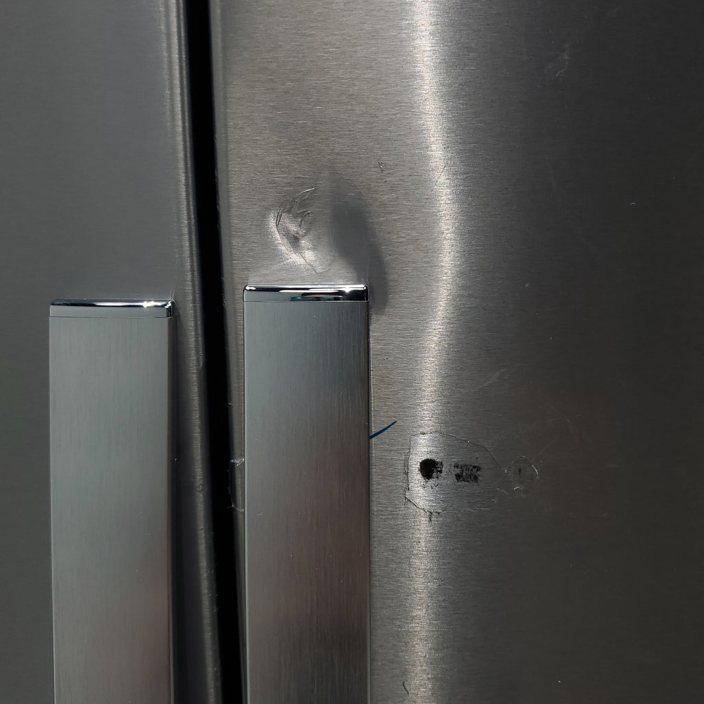 Pictures of Fingerprint-Resistant Stainless Steel Whirlpool 28.49 cu. ft. Side by Side Refrigerator with In Door Ice and Water Dispenser - Scratch & Dent - Moderate - Neu Appliance Outlet - Discount Appliance Outlet in Austin, Tx