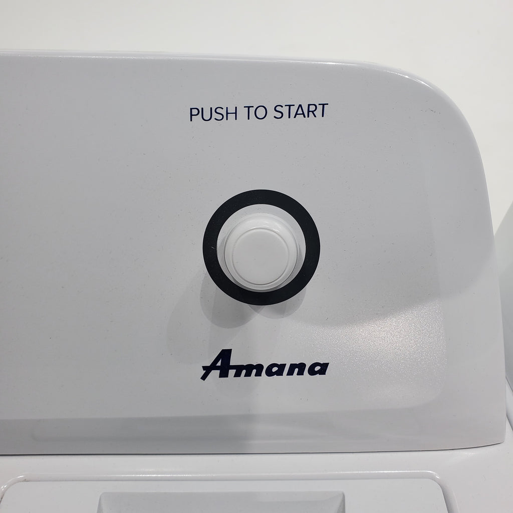 Pictures of Amana 3.4 cu. ft. Top Load Washing Machine with 700 RPM Max Speed and 6.5 cu. ft. Electric Dryer with Wrinkle Prevent - Certified Refurbished - Neu Appliance Outlet - Discount Appliance Outlet in Austin, Tx