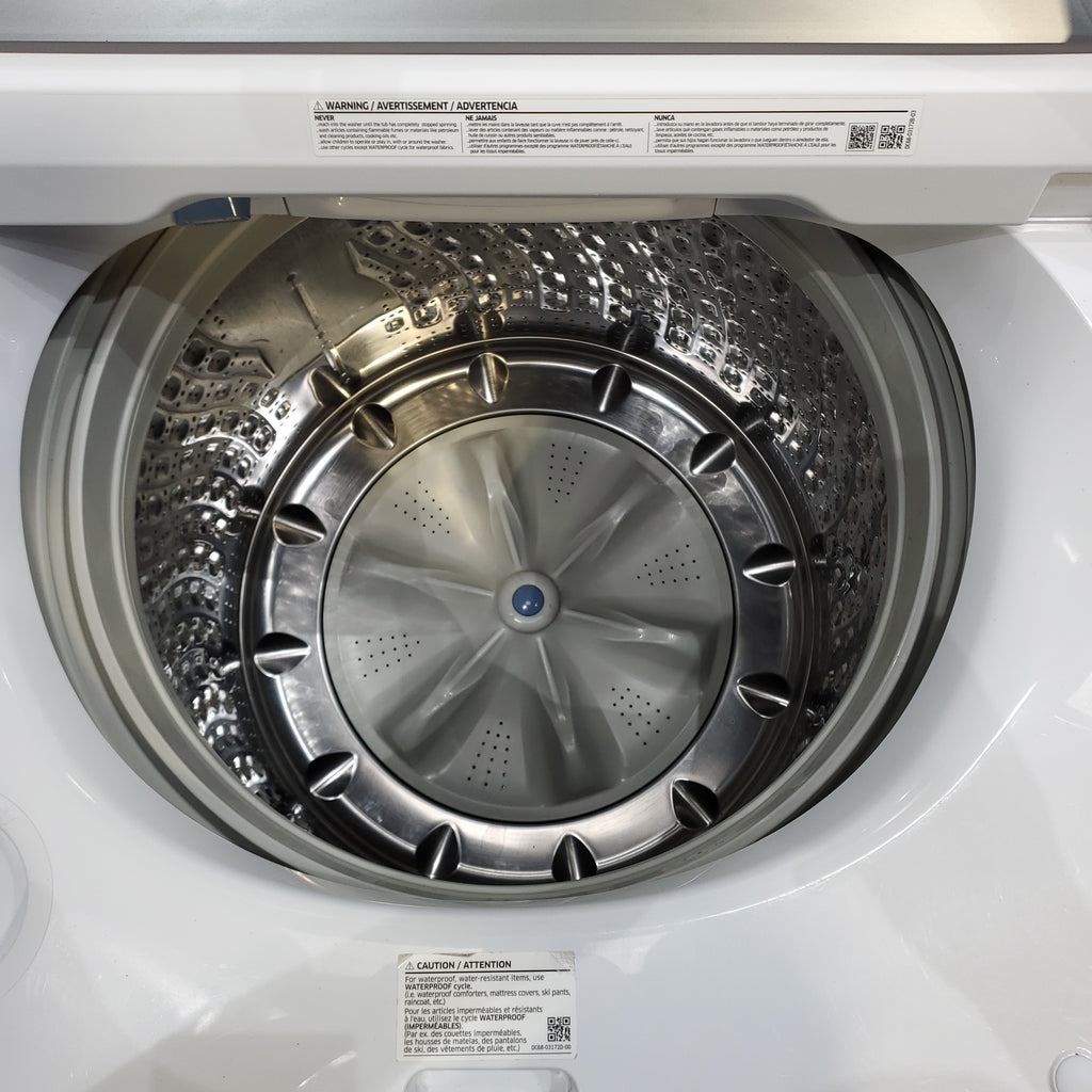 Pictures of Samsung ENERGY STAR 5.0 cu. ft. Top Load Washing Machine with Active Water Jet 1CR04014 - WA50R5200AW - Certified Refurbished - Neu Appliance Outlet - Discount Appliance Outlet in Austin, Tx