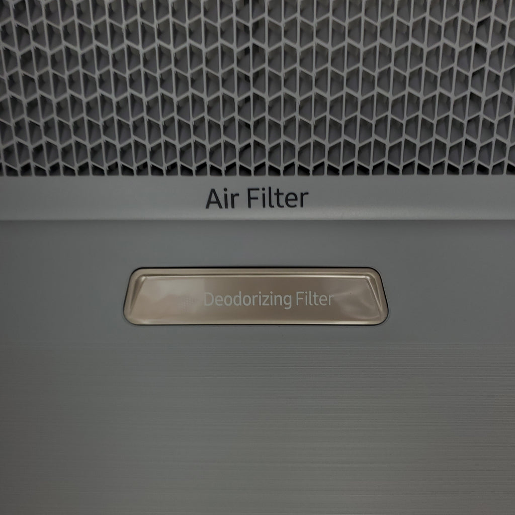 Pictures of 20.88 in. Dark Black Samsung AirDresser Upright Steamer with Air Hangers DF60R8200DG - Scratch & Dent - Minor - Neu Appliance Outlet - Discount Appliance Outlet in Austin, Tx