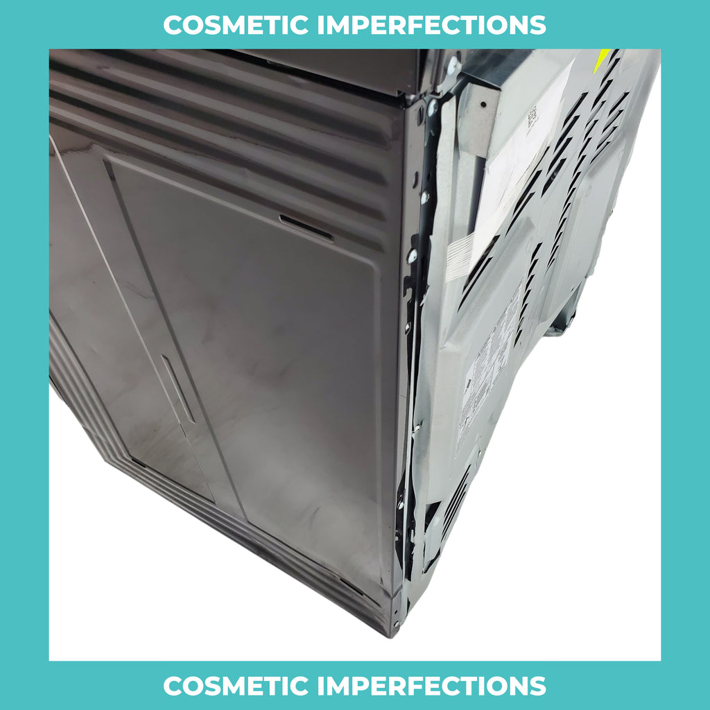 Pictures of Fingerprint Resistant Stainless Samsung 6.3 cu ft 5 Heating Element Smooth Cooktop Smart Slide In Electric Range with Smart Wifi Connectivity - Scratch & Dent - Moderate - Neu Appliance Outlet - Discount Appliance Outlet in Austin, Tx