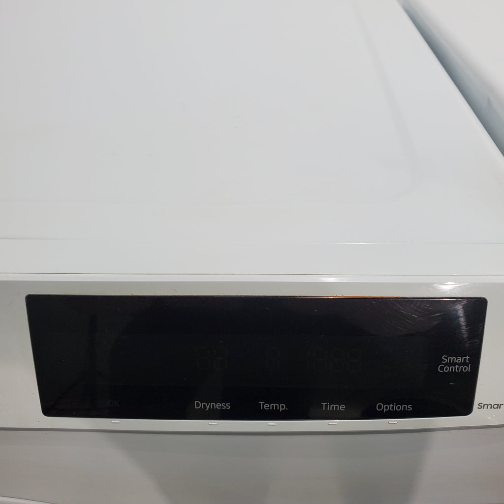 Pictures of 24 in. Samsung 2.2 cu. ft. Front Load Washing Machine with Steam and 4.0 cu. ft. Frontload Electric Dryer with AI Smart Dial - Scratch & Dent - Minor - Neu Appliance Outlet - Discount Appliance Outlet in Austin, Tx