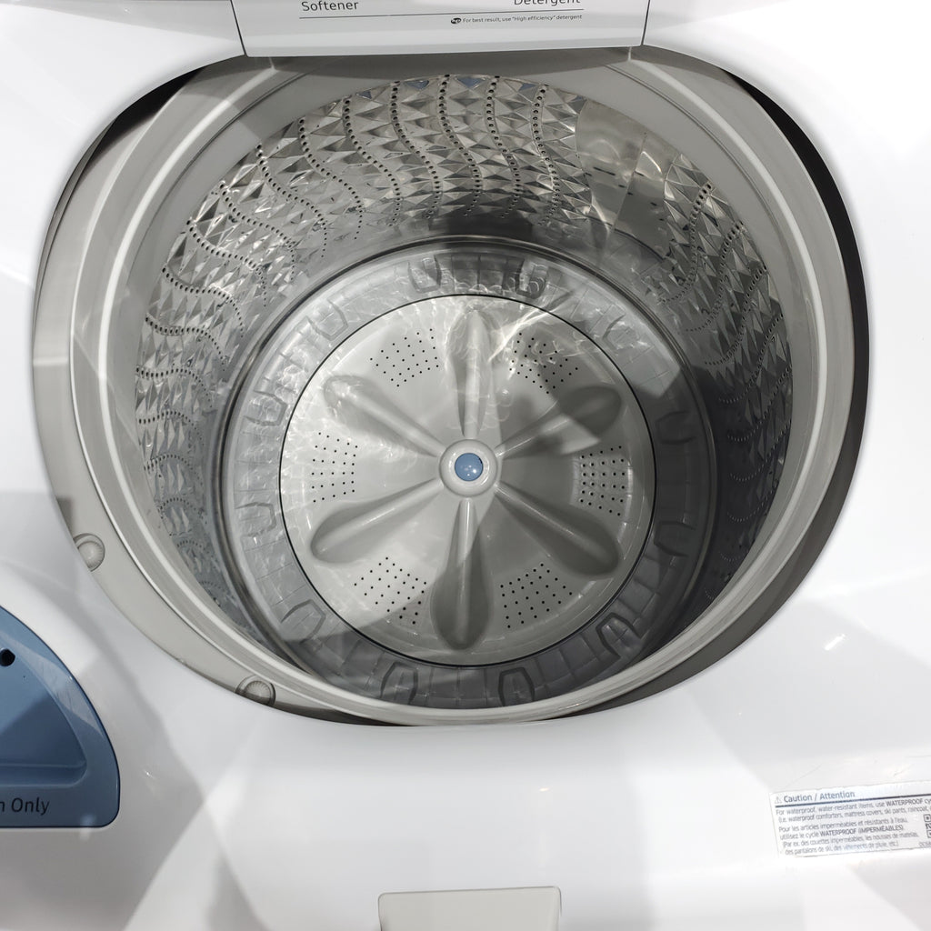 Pictures of Samsung 4.5 cu. ft. Top Load Washing Machine with VRT Plus Tech and 7.2 cu. ft. Gas Dryer With MoistureSensor - Certified Refurbished - Neu Appliance Outlet - Discount Appliance Outlet in Austin, Tx