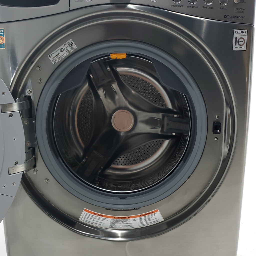 Pictures of Graphite Steel ENERGY LG 4.5 cu. ft. Front Load Washing Machine with TrueSteam Technology - Certified Refurbished - Neu Appliance Outlet - Discount Appliance Outlet in Austin, Tx