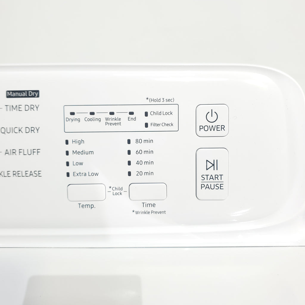 Pictures of Samsung 4.5 cu. ft. Top Load Washer With Vibration Reduction Technology and 7.2 cu. ft. Electric Dryer with Sensor Dry - Certified Refurbished - Neu Appliance Outlet - Discount Appliance Outlet in Austin, Tx