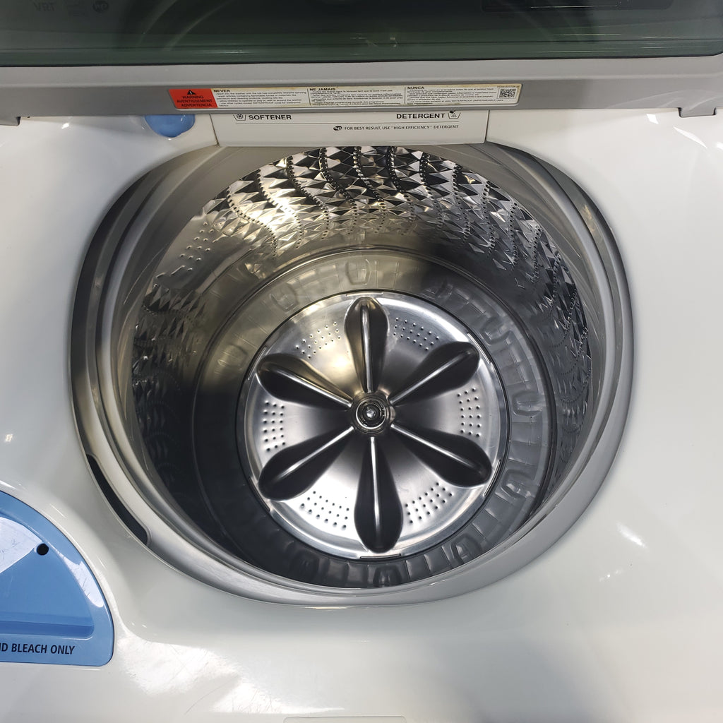 Pictures of Samsung 4.5 Top Load Washing Machine with Diamond Drum Design and Samsung 7.4 cu. ft. Electric Dryer with Smart Care - Certified Refurbished - Neu Appliance Outlet - Discount Appliance Outlet in Austin, Tx