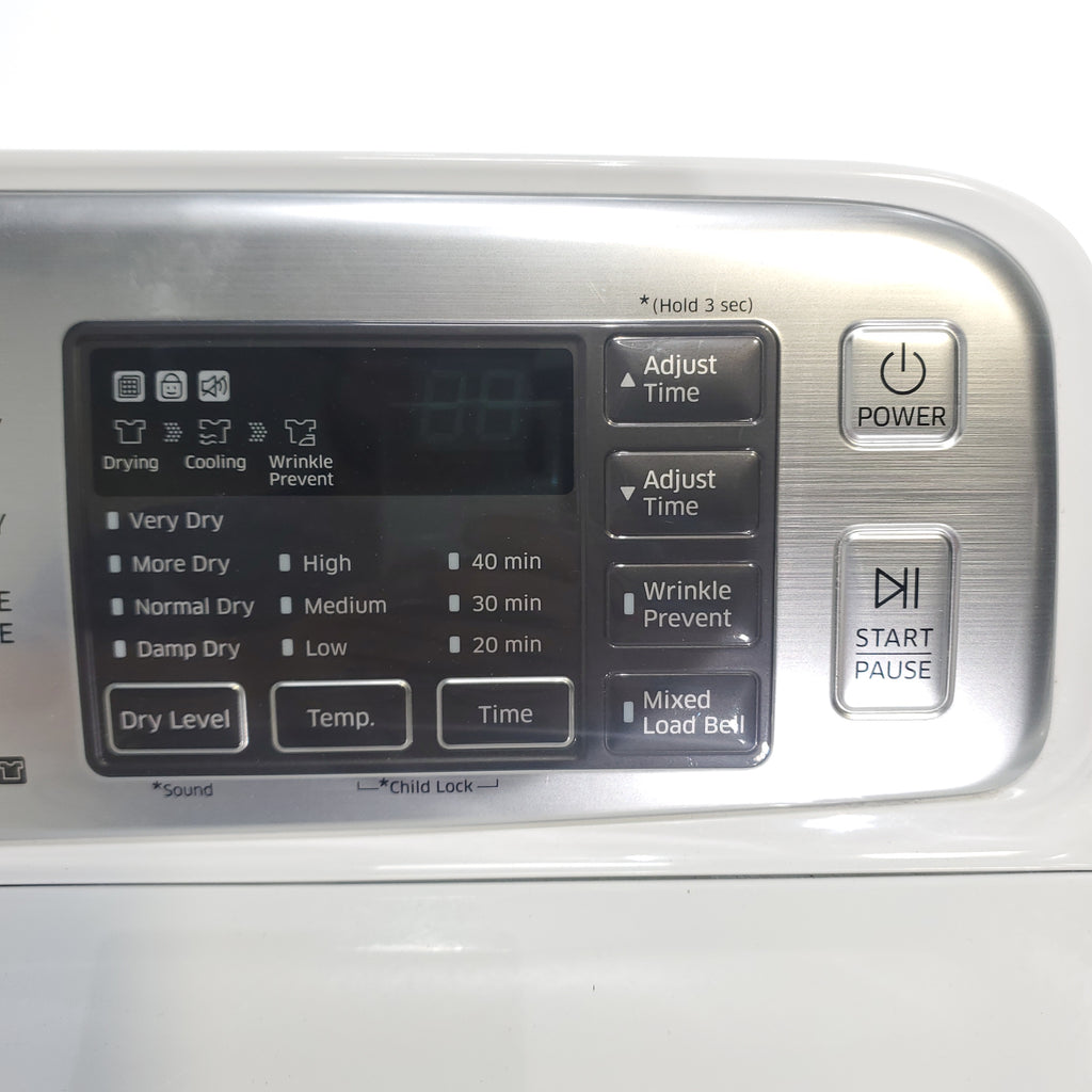 Pictures of Samsung 4.5 Top Load Washing Machine with Diamond Drum Design and Samsung 7.4 cu. ft. Electric Dryer with Smart Care - Certified Refurbished - Neu Appliance Outlet - Discount Appliance Outlet in Austin, Tx