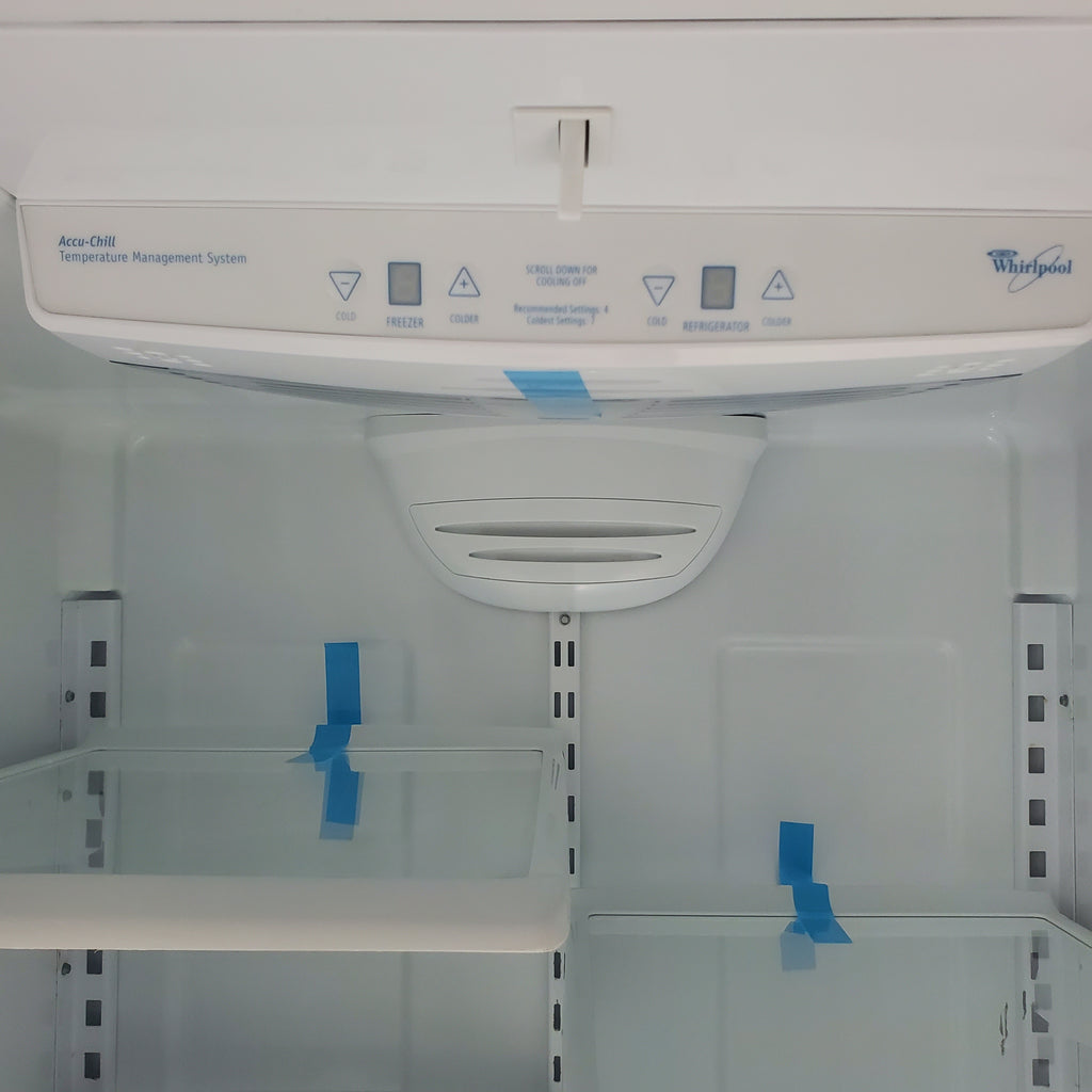 Pictures of ENERGY STAR Whirlpool 21.9 cu. ft. Bottom Freezer Refrigerator with Automatic Icemaker - Neu Appliance Outlet - Discount Appliance Outlet in Austin, Tx