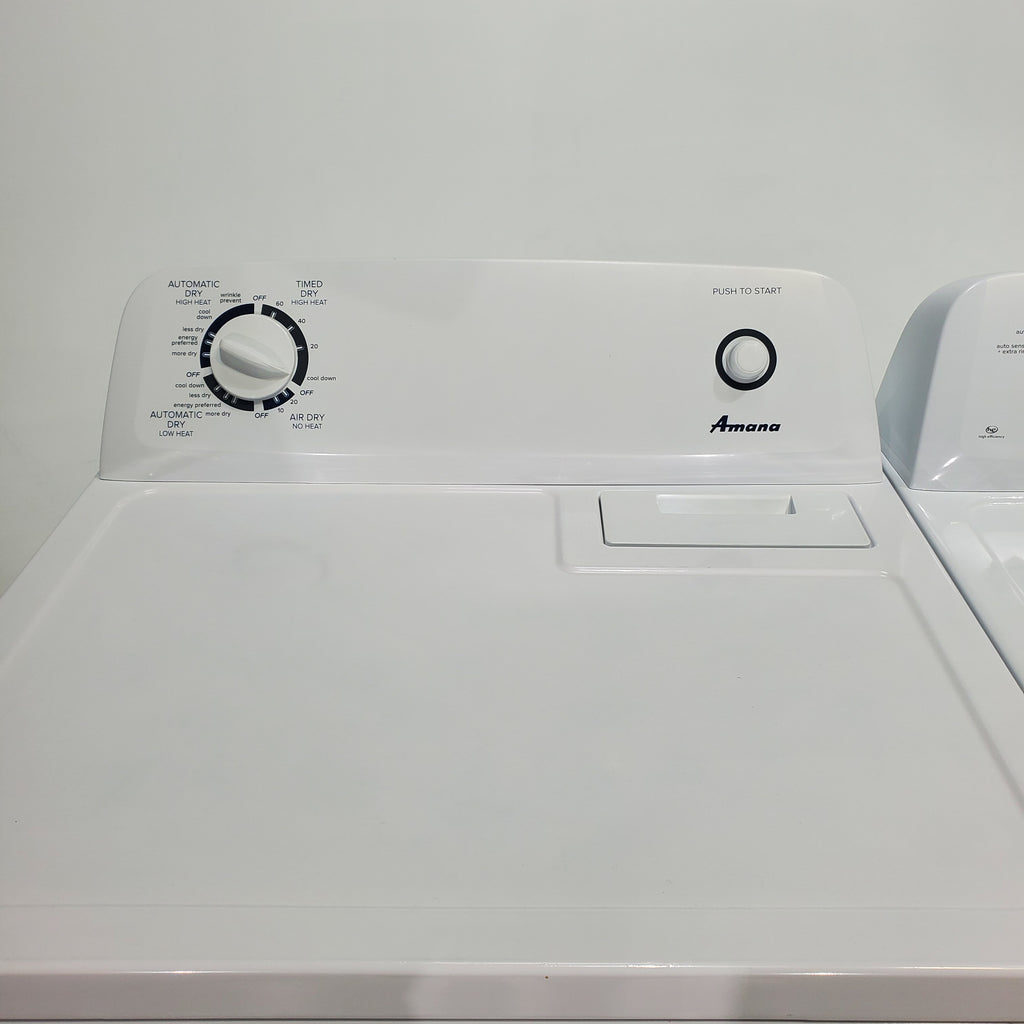 Pictures of Amana 3.5 cu. ft. Top-Load Washer with Deep Water Wash Option and 6.5 cu. ft. Electric Dryer with Automatic Cycles - Certified Refurbished - Neu Appliance Outlet - Discount Appliance Outlet in Austin, Tx