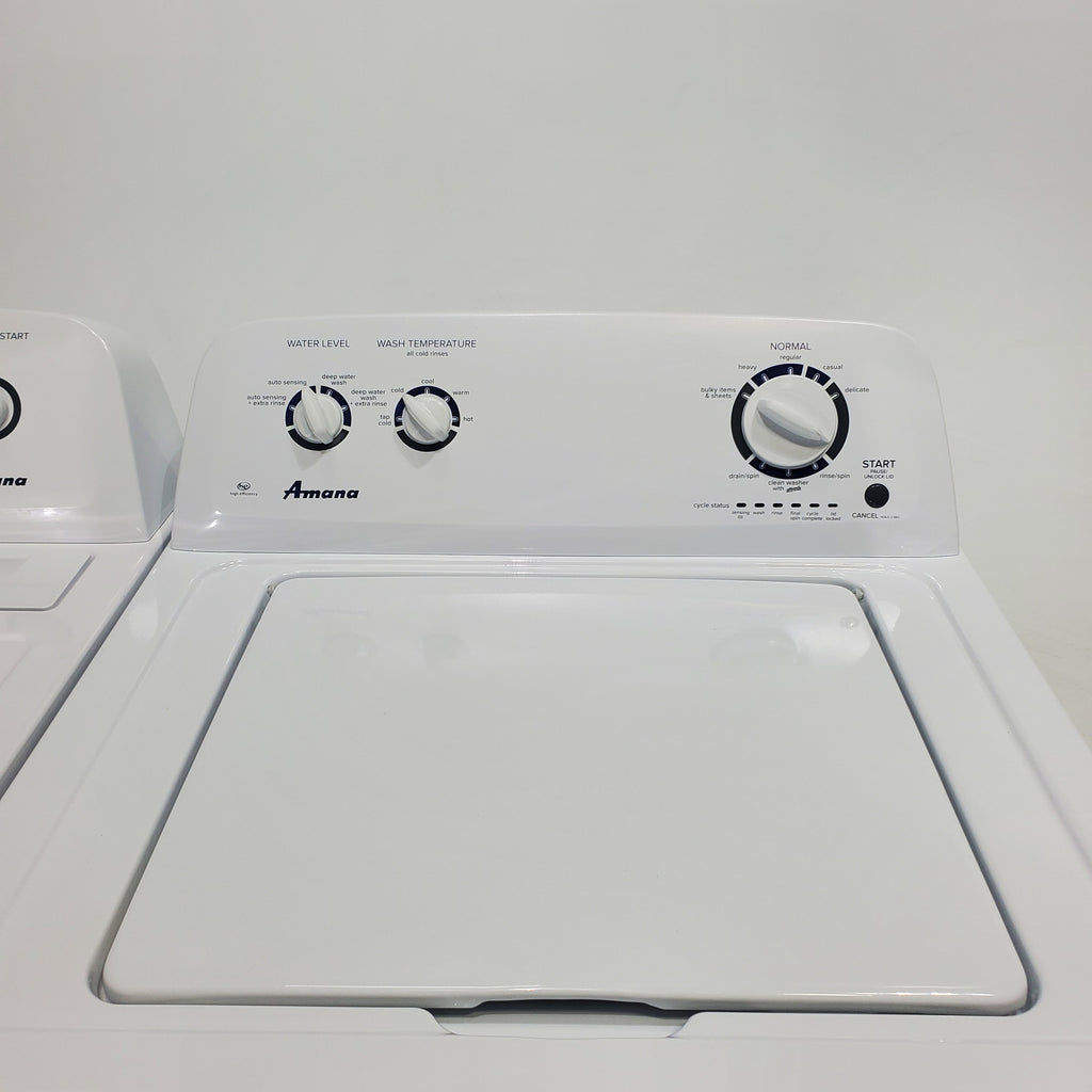 Pictures of Amana 3.5 cu. ft. Top-Load Washer with Deep Water Wash Option and 6.5 cu. ft. Electric Dryer with Automatic Cycles - Certified Refurbished - Neu Appliance Outlet - Discount Appliance Outlet in Austin, Tx