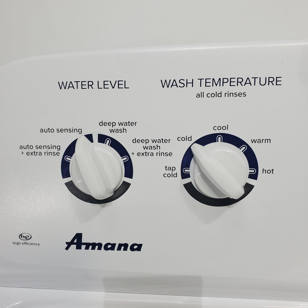 Pictures of Amana 3.5 cu. ft. Top-Load Washer with Deep Water Wash Option and 6.5 cu. ft. Electric Dryer with Automatic Cycles - Certified Refurbished - Neu Appliance Outlet - Discount Appliance Outlet in Austin, Tx