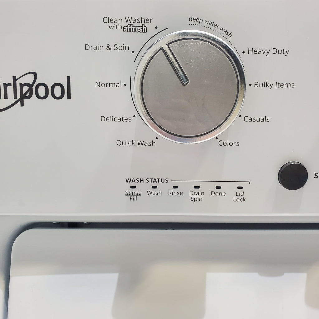 Pictures of 28 in. Wide Whirlpool 3.5 cu. ft. Washer and 5.9 cu. ft. Electric Dryer Laundry Center with AutoDry Drying System - Certified Refurbished - Neu Appliance Outlet - Discount Appliance Outlet in Austin, Tx