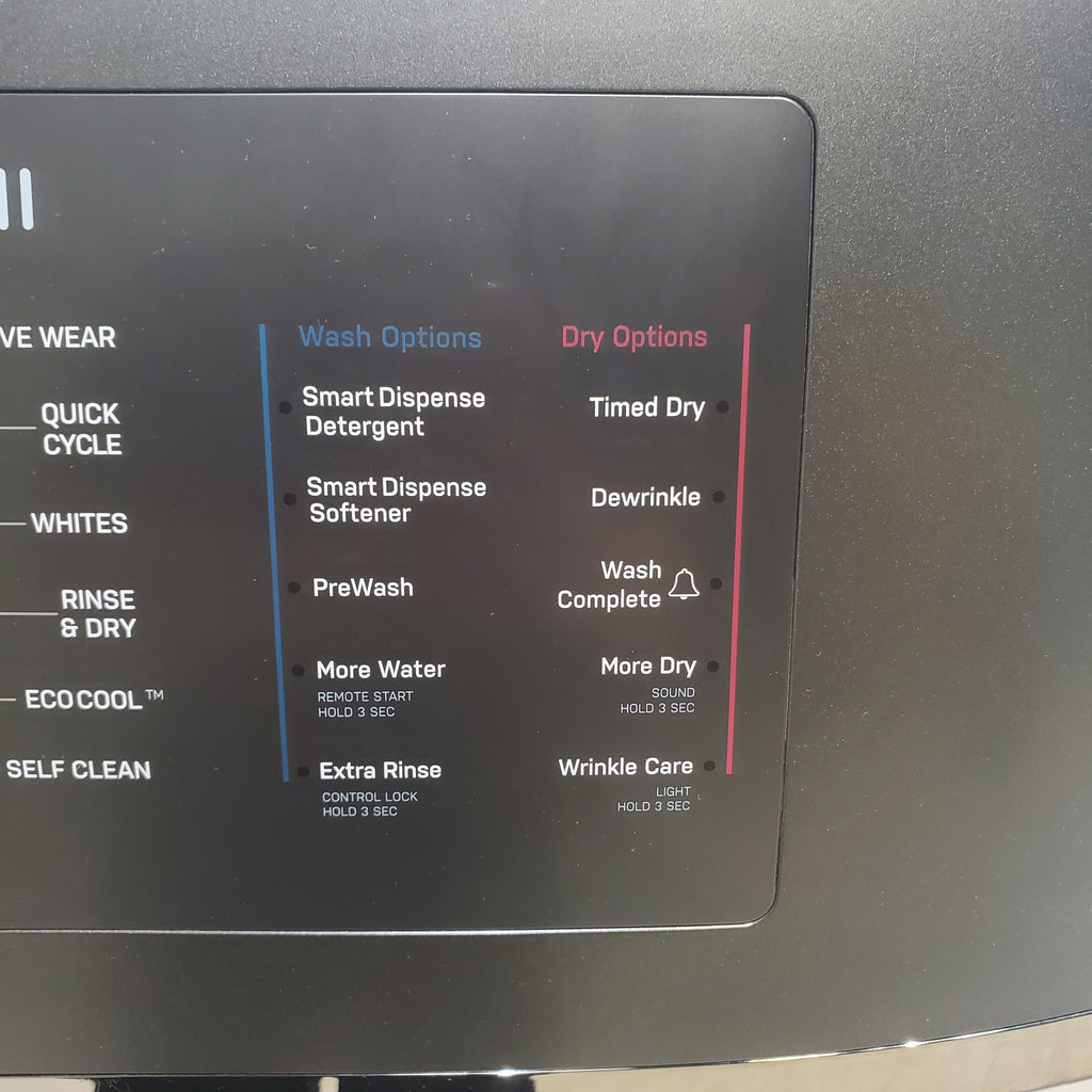 Pictures of Carbon Graphite ENERGY STAR  GE Profile 4.5 cu. ft. Capacity Front Load Combo Washing Machine and Electric Dryer with Ventless Heat Pump Technology - Scratch & Dent - Minor - Neu Appliance Outlet - Discount Appliance Outlet in Austin, Tx