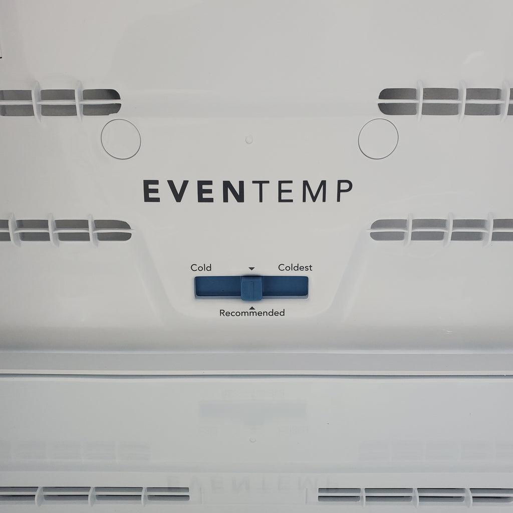 Pictures of Brushed Steel ENERGY STAR Frigidaire 13.9 cu. ft. Top Freezer Refrigerator with EvenTemp Cooling System - Scratch & Dent - Minor - Neu Appliance Outlet - Discount Appliance Outlet in Austin, Tx