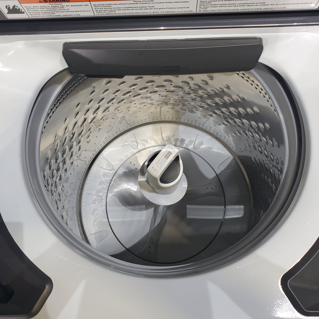 Pictures of ENERGY STAR Whirlpool 5.2 - 5.3 cu. ft. Smart Top Load Washing Machine with 2 in 1 Removable Agitator and 7.4 cu. ft. Electric Dryer with Hamper Door - Certified Refurbished - Neu Appliance Outlet - Discount Appliance Outlet in Austin, Tx