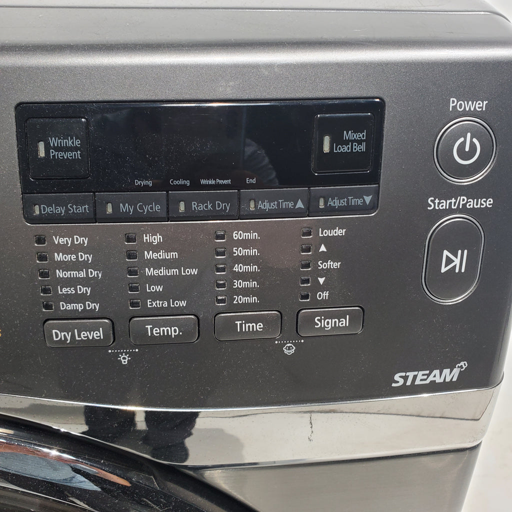 Pictures of Platinum Samsung 7.4 cu. ft. Frontload Gas Dryer with Steam - Certified Refurbished - Neu Appliance Outlet - Discount Appliance Outlet in Austin, Tx