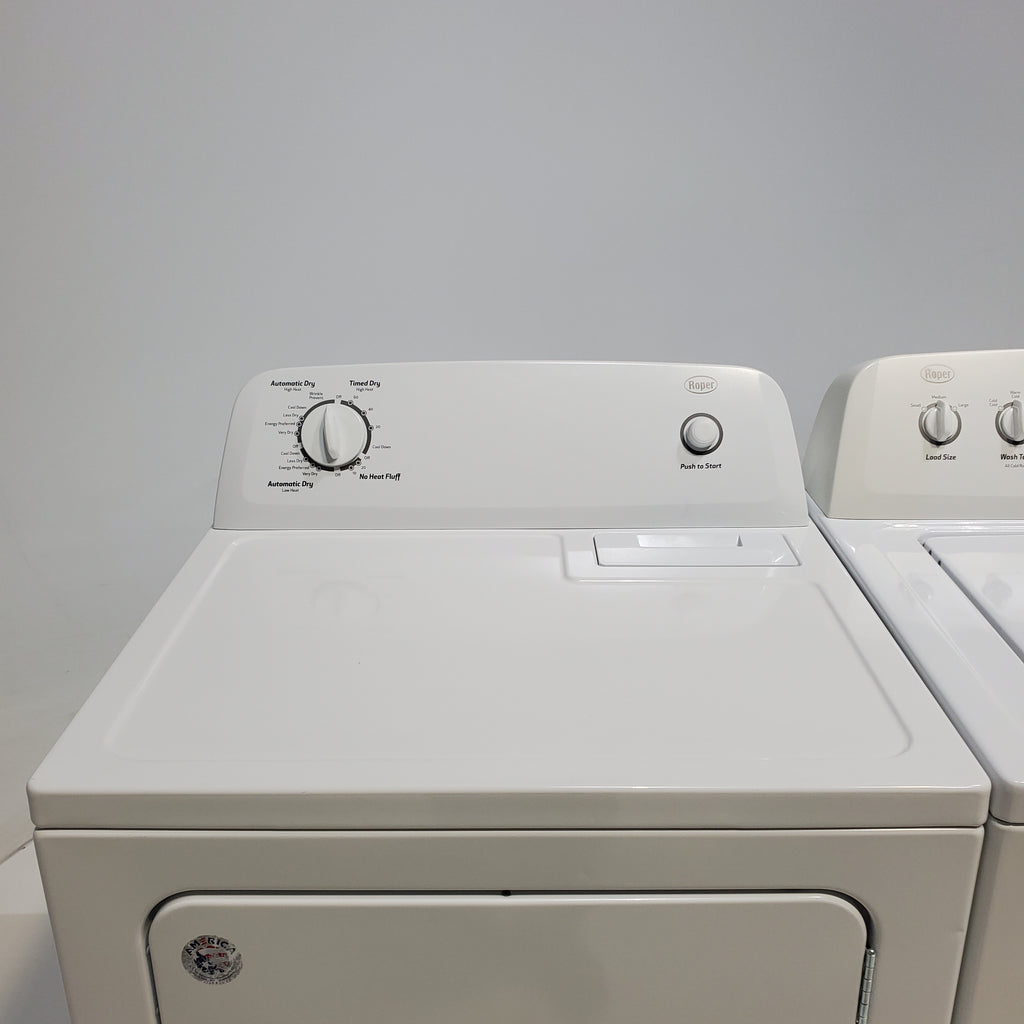 Pictures of Roper 3.5 cu. ft. Top Load Washer with Deep Water Wash and 6.5 cu. ft. Electric Dryer with Wrinkle Prevent - Neu Appliance Outlet - Discount Appliance Outlet in Austin, Tx