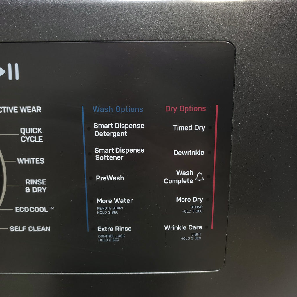 Pictures of Carbon Graphite ENERGY STAR  GE Profile 4.5 cu. ft. Capacity Front Load Combo Washing Machine and Electric Dryer with Ventless Heat Pump Technology - Scratch & Dent - Minor - Neu Appliance Outlet - Discount Appliance Outlet in Austin, Tx