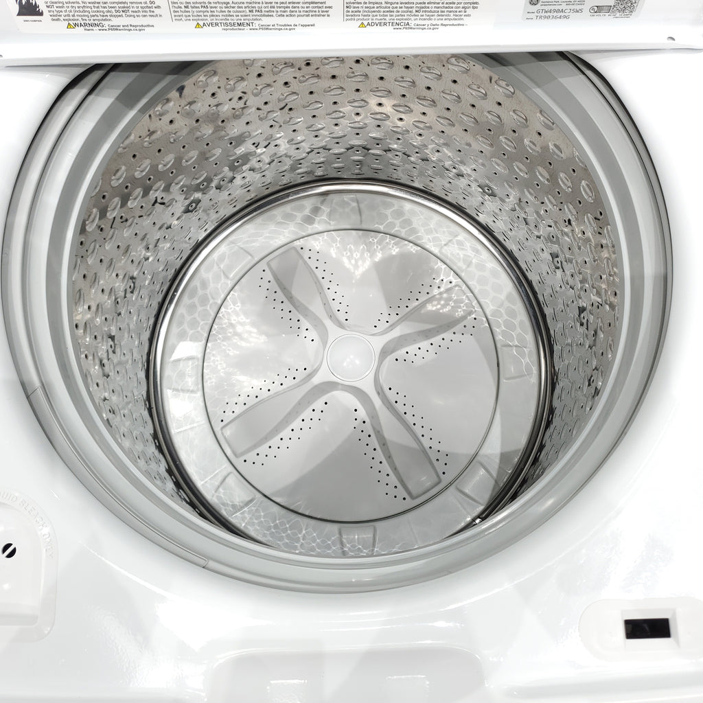 Pictures of ENERGY STAR GE  4.4 cu. ft. Top Load Washing Machine with Infusor Wash System and 7.2 cu. ft. Electric Dryer with HE Sensor Dry - Certified Refurbished - Neu Appliance Outlet - Discount Appliance Outlet in Austin, Tx