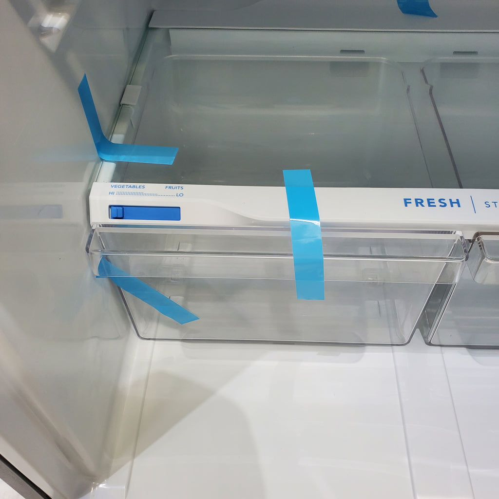 Pictures of 30 in. Wide EasyCare Stainless Steel Frigidaire 20.0 cu. ft. Top Freezer Refrigerator with EvepTemp Cooling System - Scratch & Dent - Minor - Neu Appliance Outlet - Discount Appliance Outlet in Austin, Tx