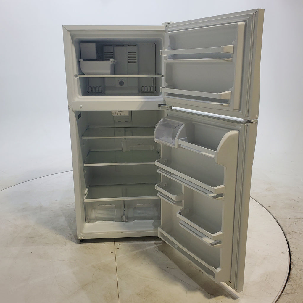 Pictures of 30 in. Wide White Whirlpool 18.2 cu. ft. Top Freezer Refrigerator with Icemaker - Certified Refurbished - Neu Appliance Outlet - Discount Appliance Outlet in Austin, Tx
