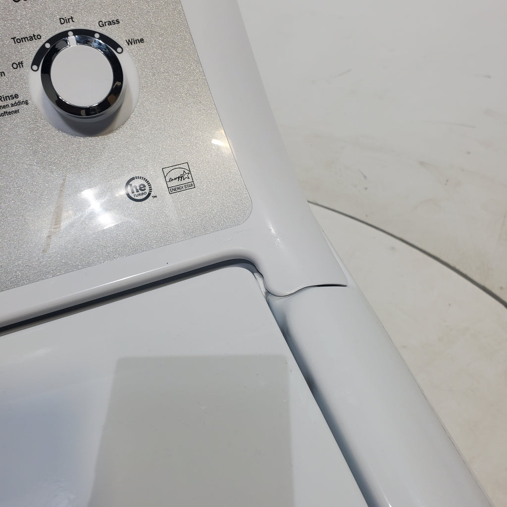 Pictures of ENERGY STAR GE  4.4 cu. ft. Top Load Washing Machine with Infusor Wash System and 7.2 cu. ft. Electric Dryer with HE Sensor Dry - Certified Refurbished - Neu Appliance Outlet - Discount Appliance Outlet in Austin, Tx