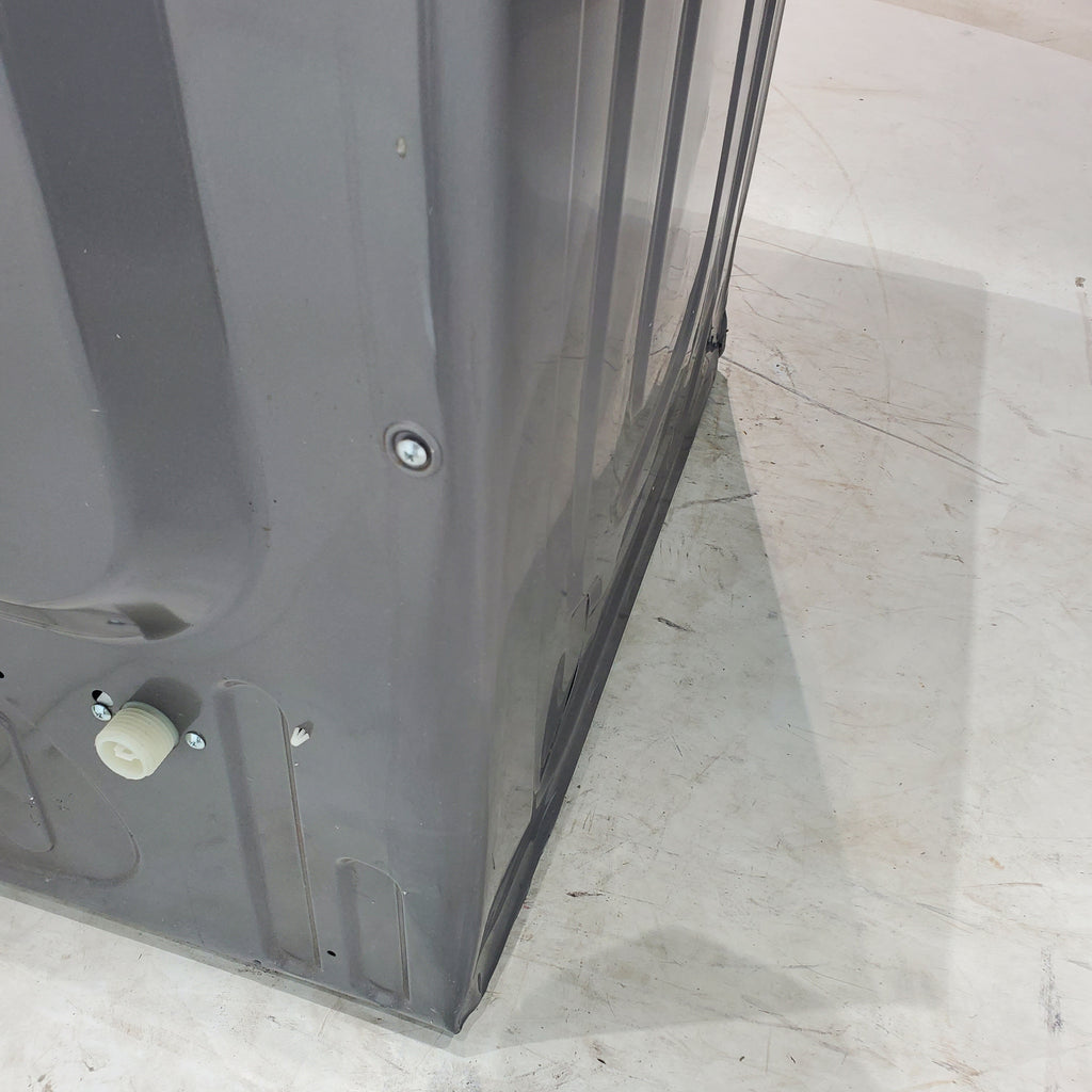 Pictures of Platinum Samsung 7.5 cu. ft. Front Load Electric Dryer with Steam- Scratch & Dent - Major - Neu Appliance Outlet - Discount Appliance Outlet in Austin, Tx