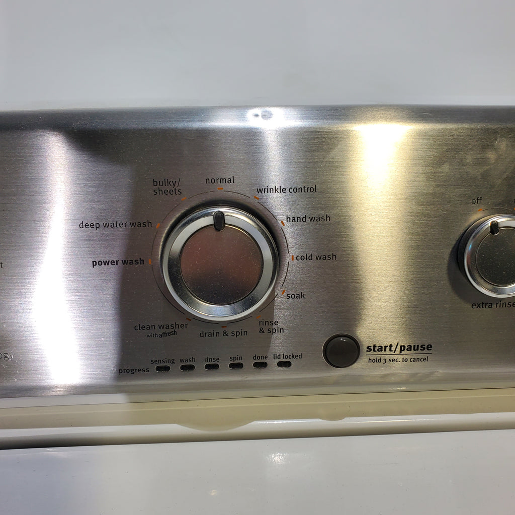 Pictures of *Manager Special* Maytag ENERGY STAR 3.8 cu ft Top-Load Washing Machine with Self-Clean Feature and 7.0 cu. ft. Electric Dryer with IntelliDry Sensor - Certified Refurbished - Neu Appliance Outlet - Discount Appliance Outlet in Austin, Tx