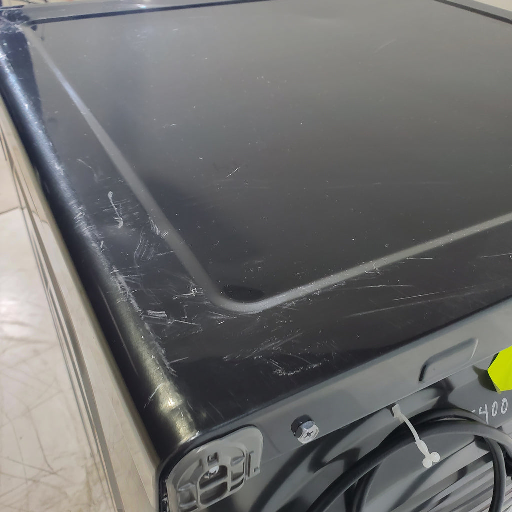 Pictures of Fingerprint Resistant Black Stainless Steel ENERGY STAR Samsung 7.5 cu. ft. Frontload Gas Dryer with Steam- Scratch & Dent - Minor - Neu Appliance Outlet - Discount Appliance Outlet in Austin, Tx