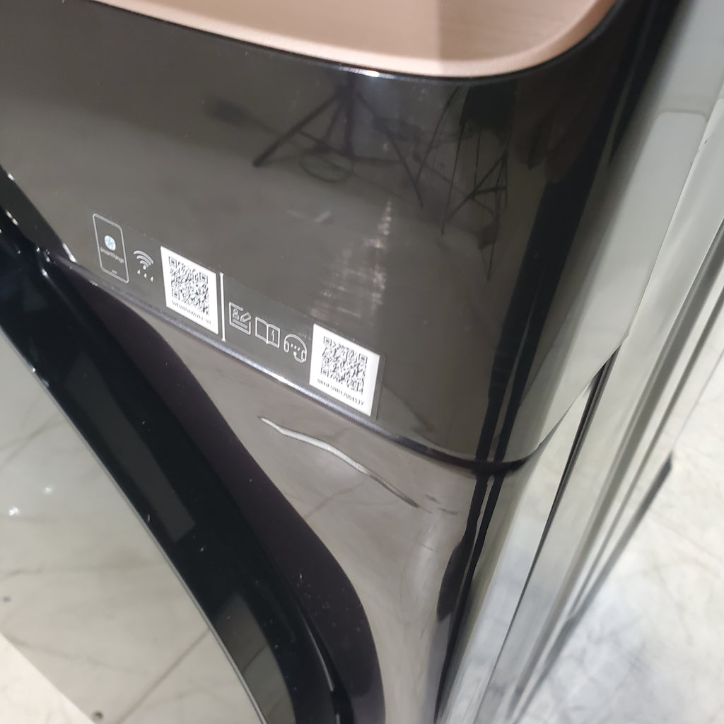 Pictures of Brushed Black ENERGY STAR Samsung 7.5 cu. ft. Frontload Electric Dryer with Steam - Scratch & Dent - Minor - Neu Appliance Outlet - Discount Appliance Outlet in Austin, Tx