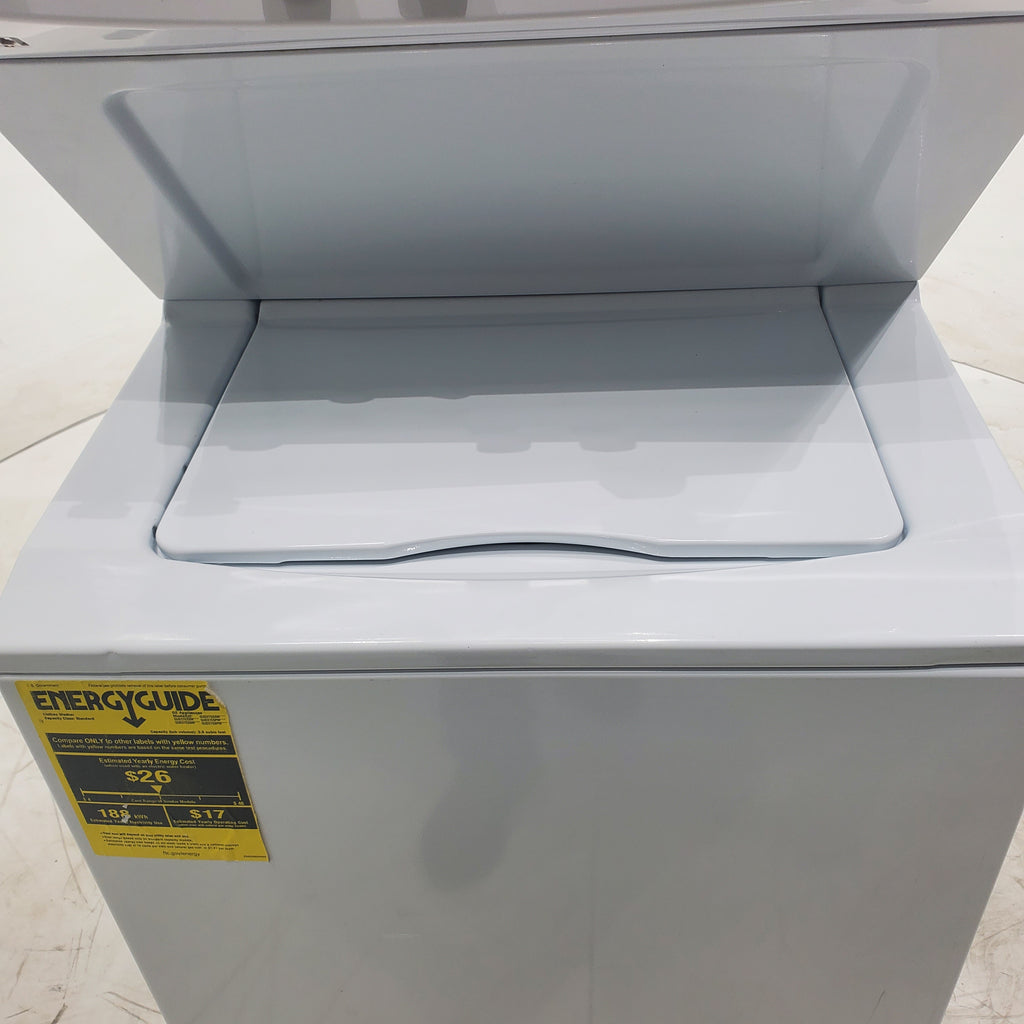 Pictures of GE 3.8 cu. ft. Laundry Center Washer and 5.9 cu. ft. Electric Dryer with Electro-Mechanical Rotary Dial Controls - Certified Refurbished - Neu Appliance Outlet - Discount Appliance Outlet in Austin, Tx