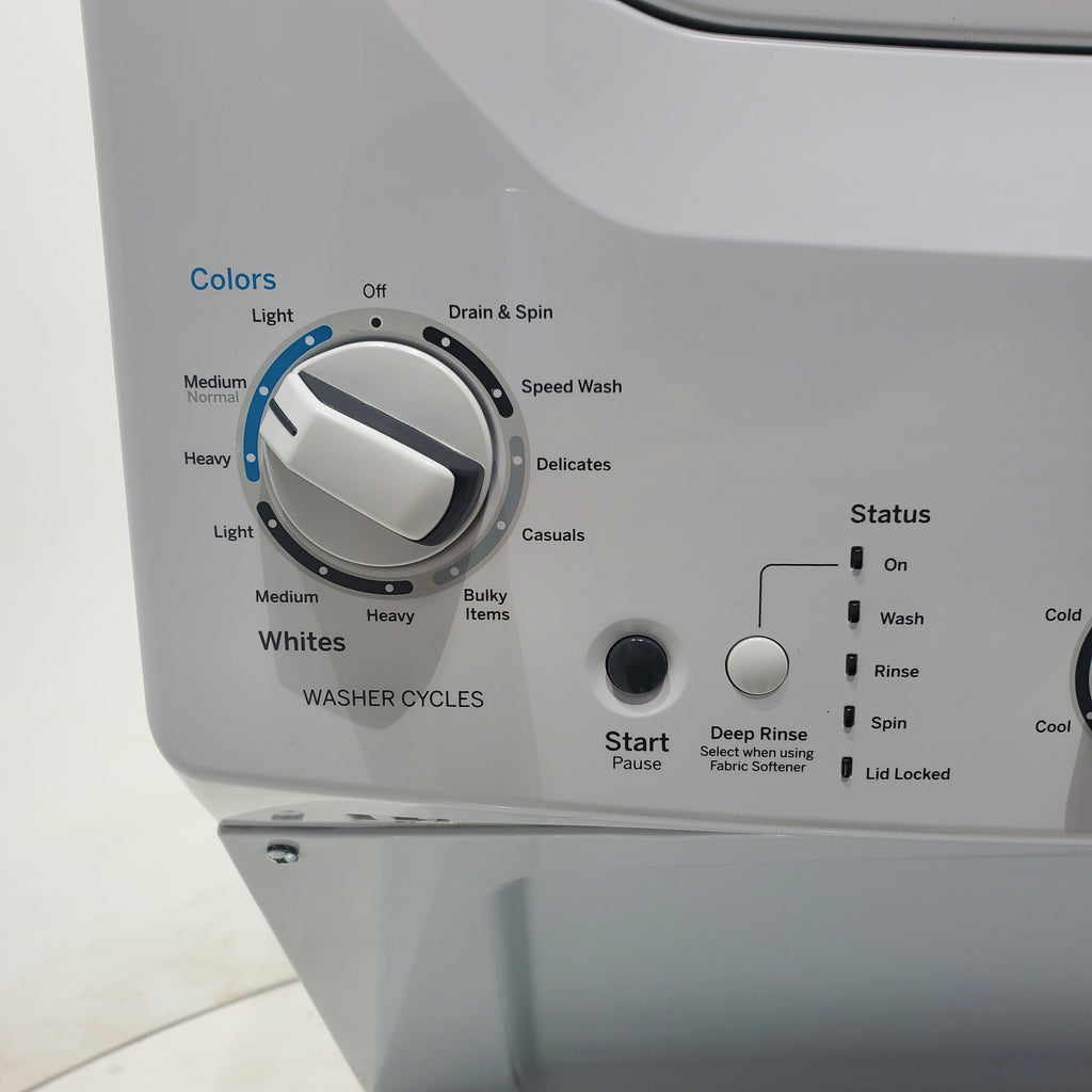 Pictures of GE 3.8 cu. ft. Laundry Center Washer and 5.9 cu. ft. Electric Dryer with Electro-Mechanical Rotary Dial Controls - Certified Refurbished - Neu Appliance Outlet - Discount Appliance Outlet in Austin, Tx