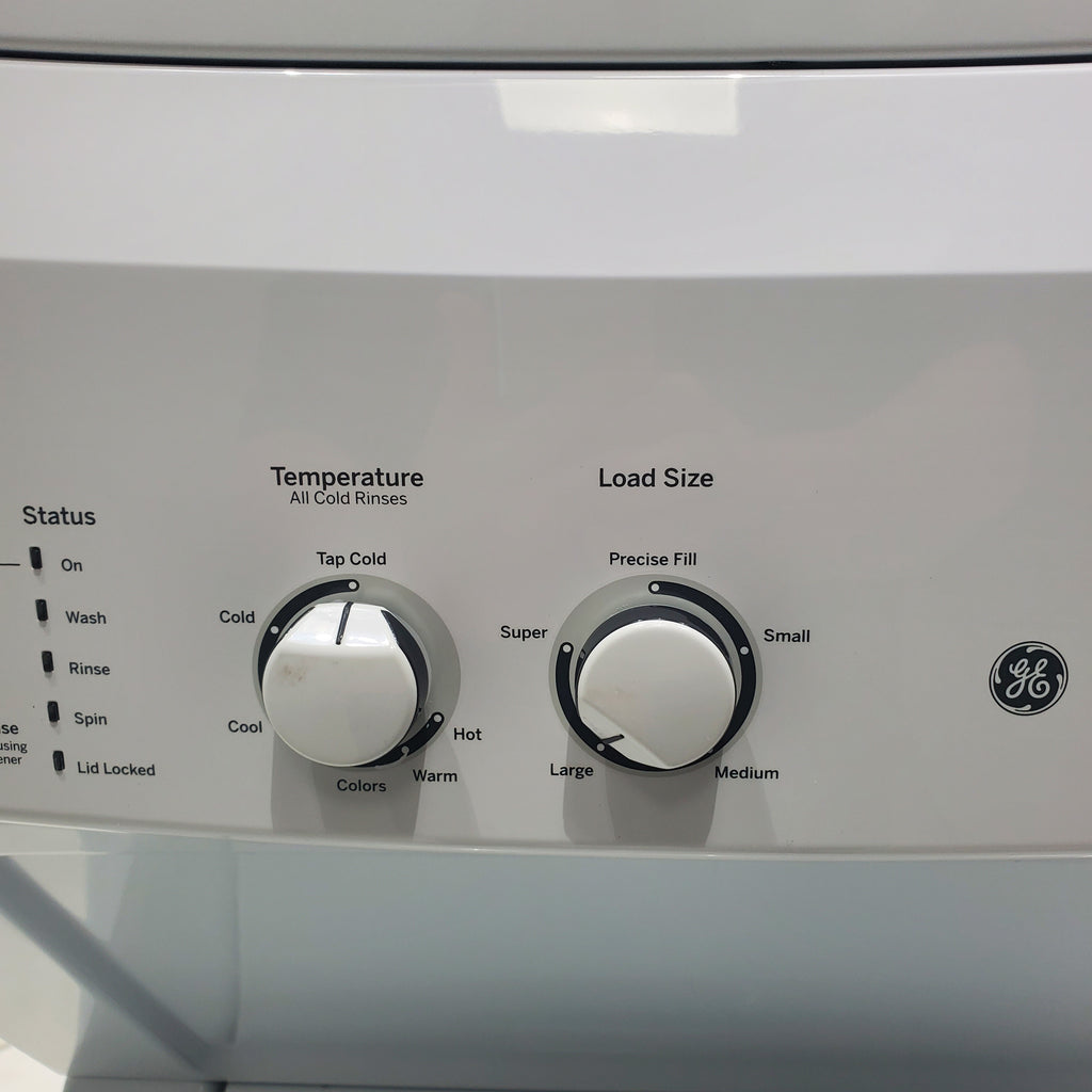 Pictures of GE 3.8 cu. ft. Laundry Center Washer and 5.9 cu. ft. Electric Dryer with Electro-Mechanical Rotary Dial Controls - Certified Refurbished - Neu Appliance Outlet - Discount Appliance Outlet in Austin, Tx