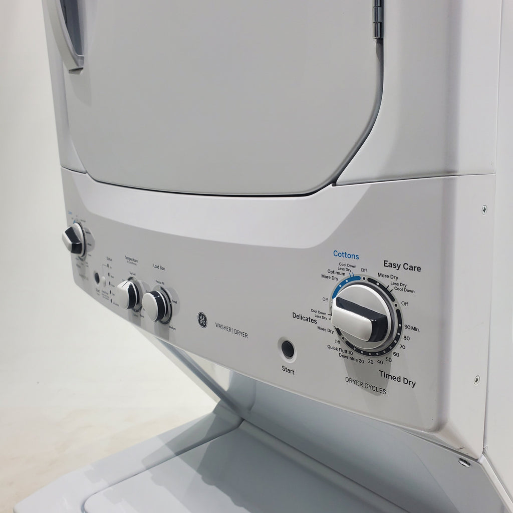 Pictures of GE 3.8 cu. ft. Laundry Center Washer and 5.9 cu. ft. Electric Dryer with Electro-Mechanical Rotary Dial Controls - Certified Refurbished - Neu Appliance Outlet - Discount Appliance Outlet in Austin, Tx